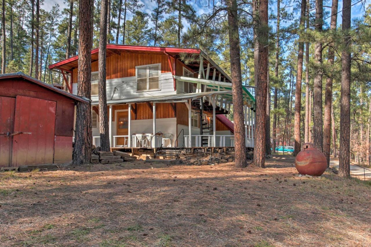 Ruidoso Cabin With Forest Views And Covered Porch Kültér fotó