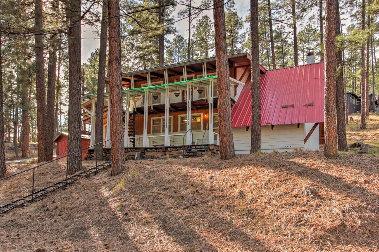 Ruidoso Cabin With Forest Views And Covered Porch Kültér fotó